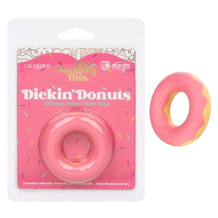 Naughty Bits Dickin’ Donuts Silicone Donut Cock Ring – Pink
