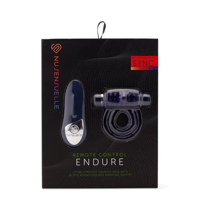 Nu Sensuelle Endure Remote Control Couple’s Ring Blue