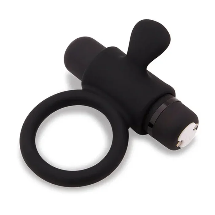 Nu Sensuelle Silicone Bullet Ring – Black
