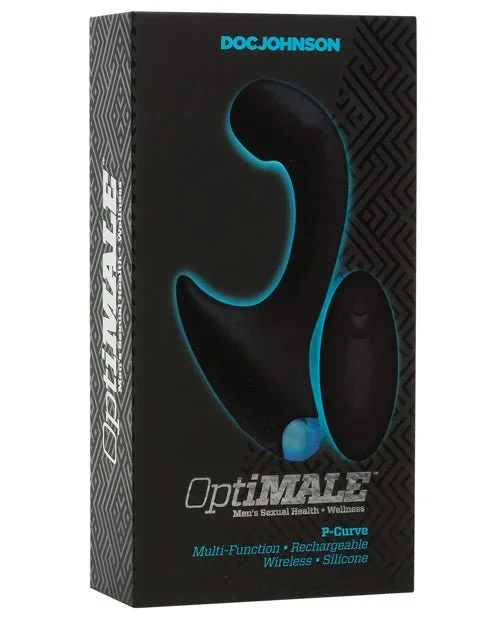 Optimale Vibrating P Massager W/wireless Remote – Black