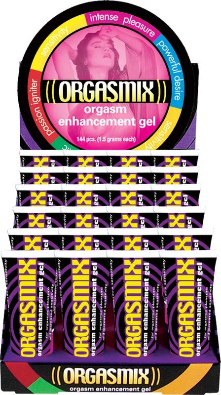 Orgasmix – 24 Piece Display – 1 Oz. Tubes