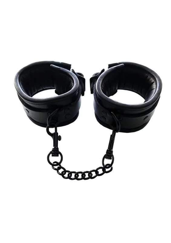 Padded Leather Ankle Cuffs