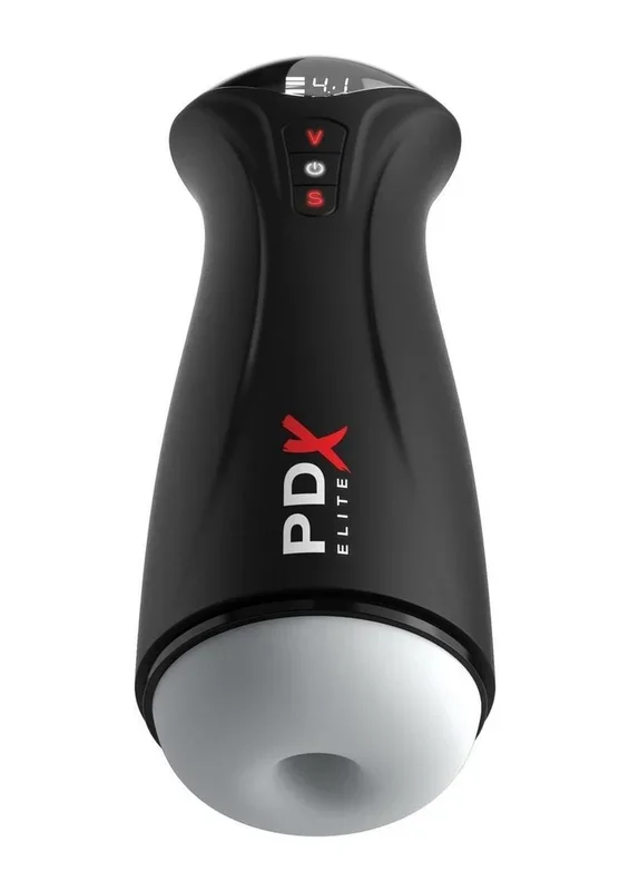 Pdx Elite Fap-Gasm Rechargeable Male Masturbator – Black/Frosted
