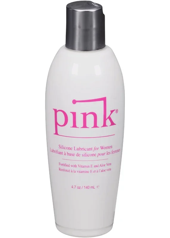 Pink Silicone Lubricant for Women – 4.7 Oz / 140 ml