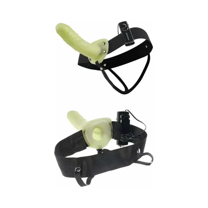 Pipedream Fetish Fantasy Series For Him or Her Vibrating 6 in. Hollow Strap-On
