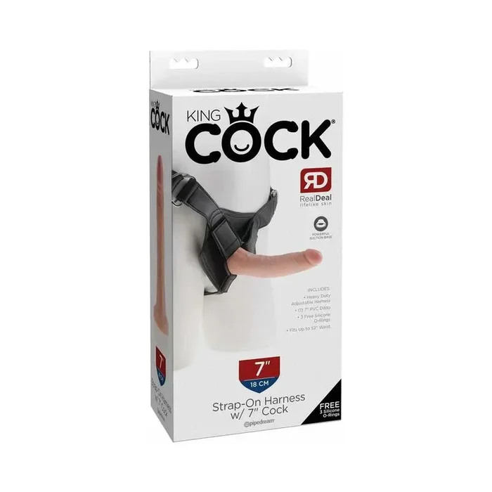 Pipedream King Cock Strap-on Harness With 7 in. Dildo