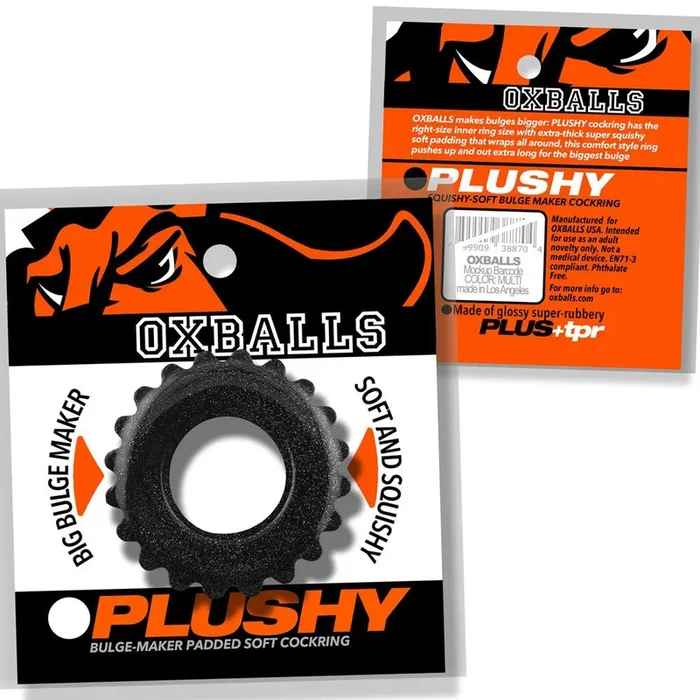 Plushy Single Ring – Black Mica