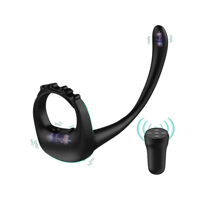 PR4 best Remote Control vibrating cock ring Soft Skin Feel