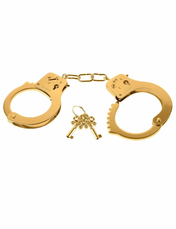 Premium handcuffs gold