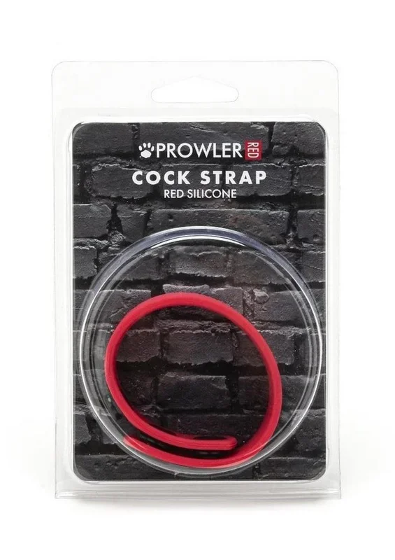 Prowler Red Silicone Cock Strap