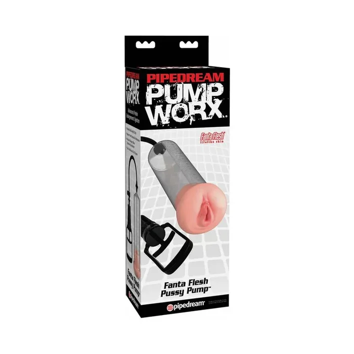 Pump Worx Fanta Flesh Pussy Pump Beige/Clear