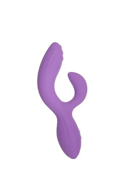 Purple Vibe Rechargeable Silicone Dual Vibe Massager
