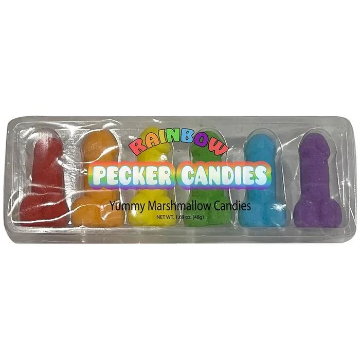 Rainbow Pecker Candies 6pk