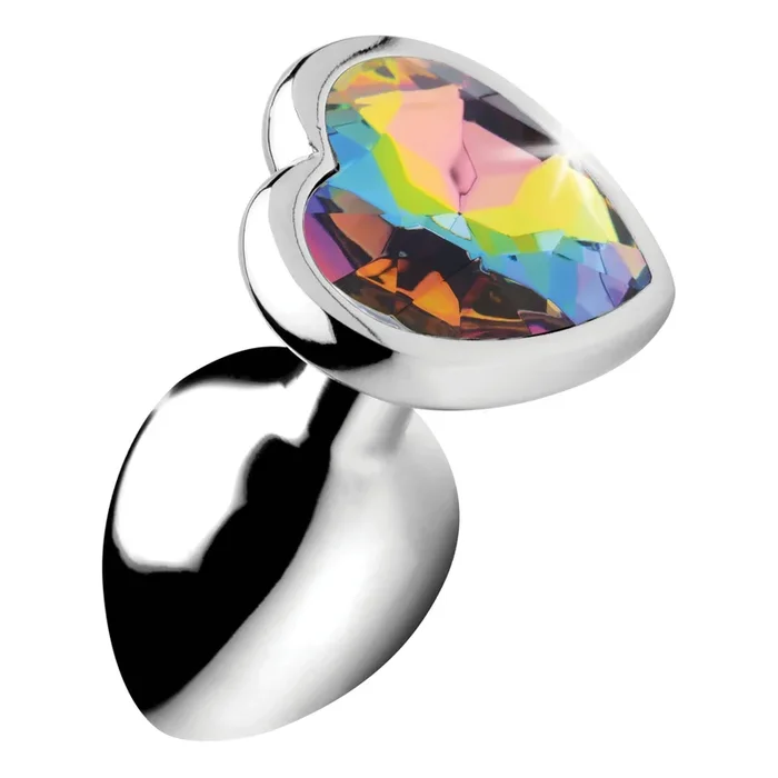 Rainbow Prism Heart Anal Plug – Small