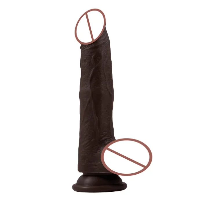 Realistic 5 Push 10 Vibrate Dildo 22cm