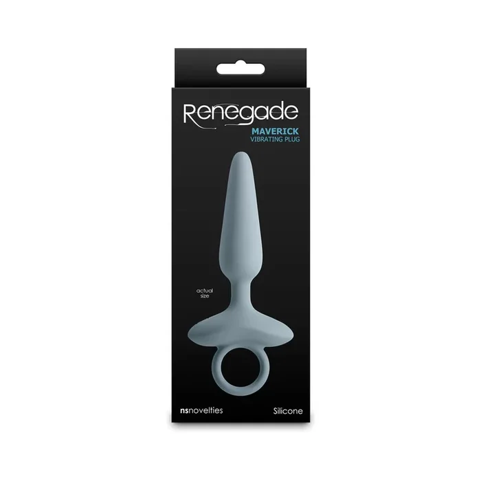 Renegade Maverick Rechargeable Vibrating Anal Plug Gray
