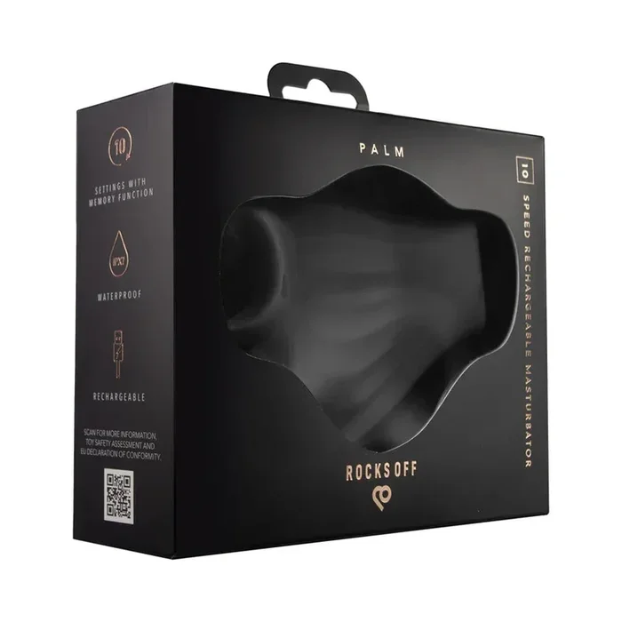 Rocks-Off Palm Vibrating Masturbator – Flexible Handheld Pleasure