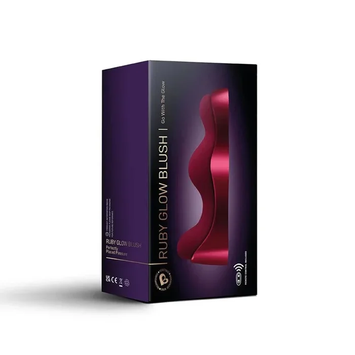 Rocks Off Ruby Glow Rosa Saddle Vibrator