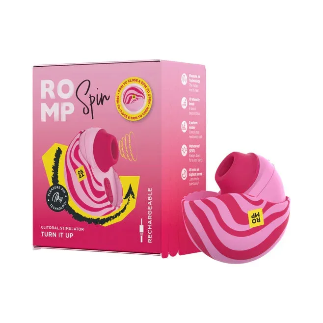 ROMP Spin Travel Clitoral Stimulator – Compact Pleasure Air Toy for Discreet Travel Bliss