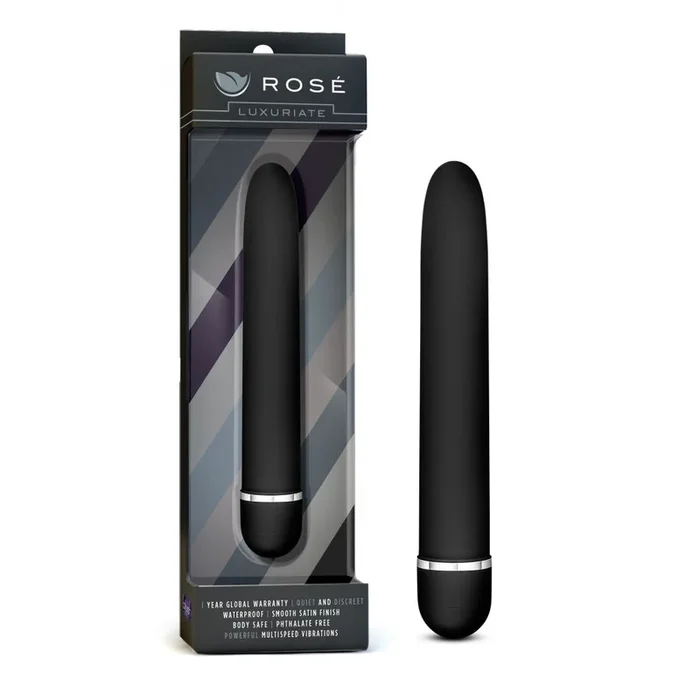 Rosé By Blush® | Luxuriate Black 7-Inch Vibrator