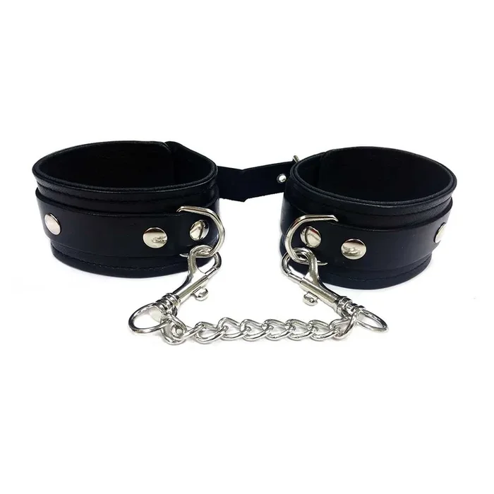 Rouge Genuine Leather Wrist Cuffs