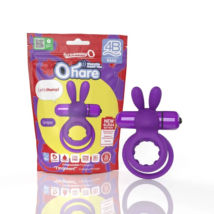 Screaming O 4b – Ohare Wearable Rabbit Vibe – Grape