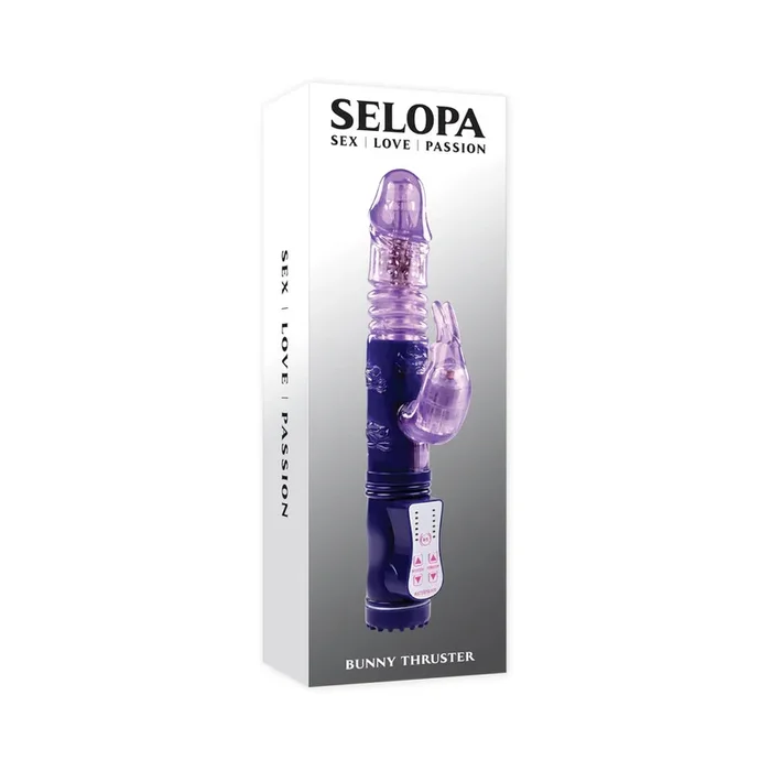 Selopa Bunny Thruster Thrusting Rabbit Vibrator Purple