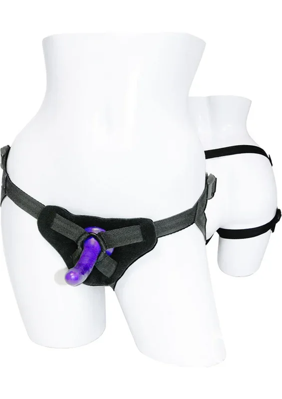 Sex and Mischief Strap-On and Silicone Dildo Kit