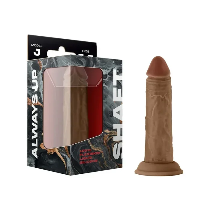 Shaft Model J: 5.5 in. Dual Density Silicone Dildo