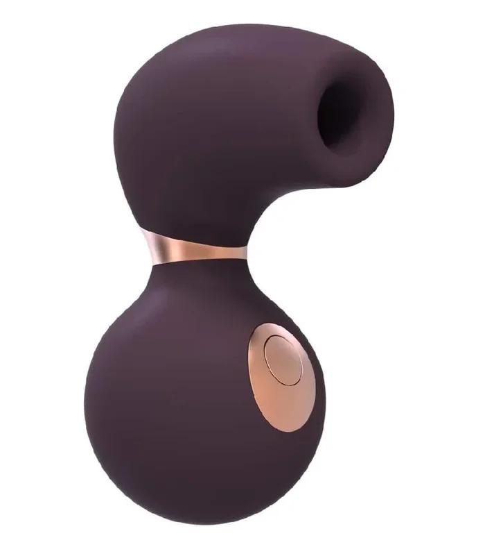 Shots Irresistible Invincible Rechargeable Silicone Soft Pressure Air Wave Clitoral Stimulator – Purple