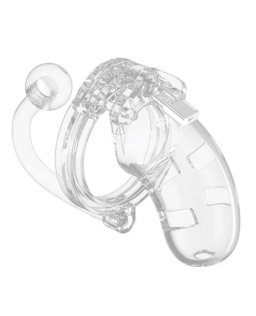 Shots Man Cage Chastity 3.5″ Cock Cage W/plug Model 10