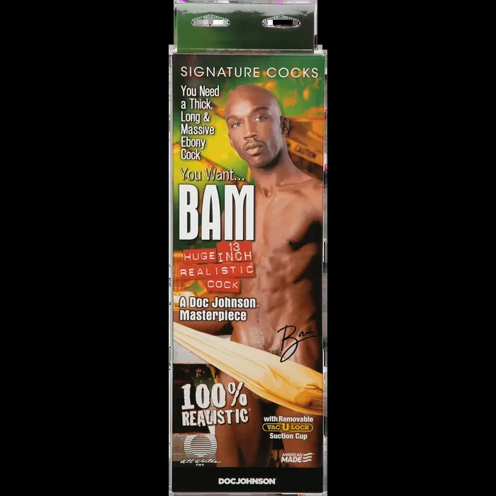 Signature Series Bam Huge 13 Inch Realistic Cock