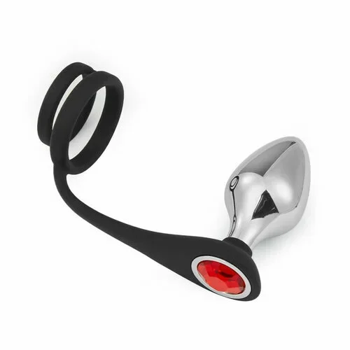 Silver Bullet – 3PCS Anal Plug with Cock Ring