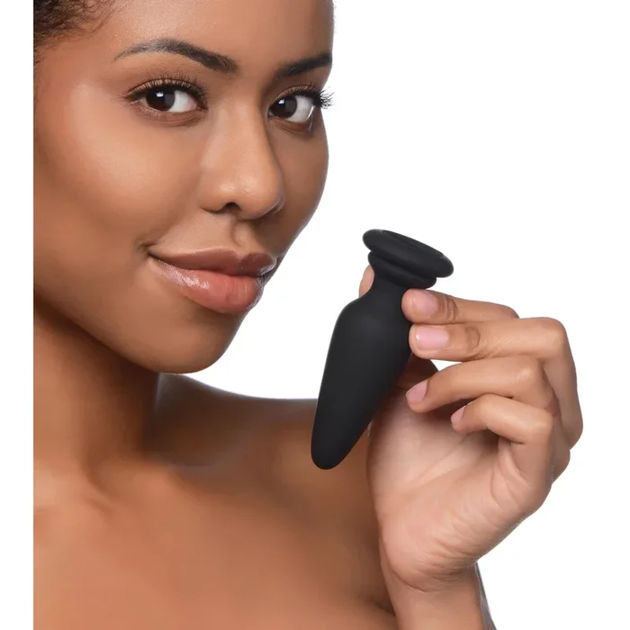 Snap-On Interchangeable Small Silicone Anal Plug