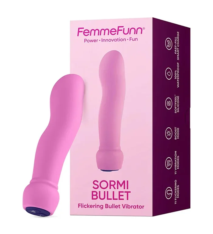 Sormi Bullet Flickering Bullet Vibrator – Pink