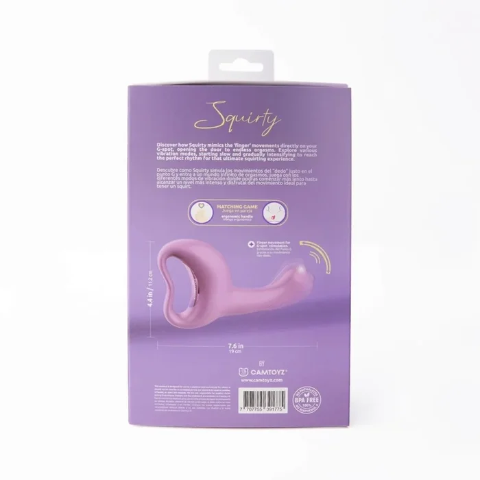 Squirty Vibrator and Stimulator – Purple