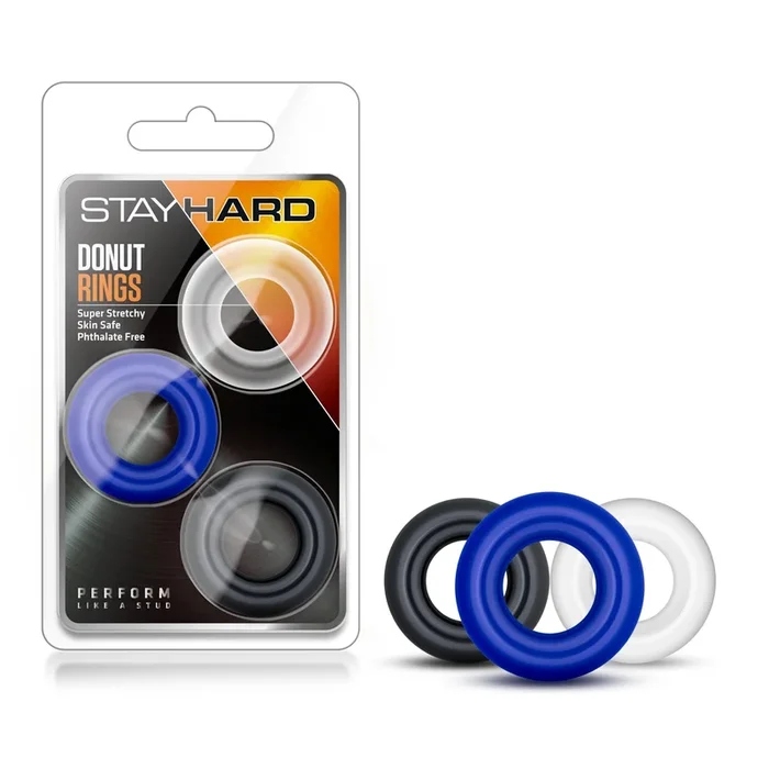 Stay Hard Donut Rings – 3 Pack