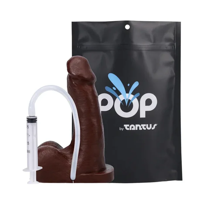 Tantus POP n’ Play Squirting Packer Espresso (Bag)