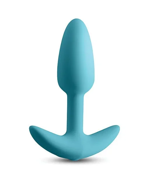 Techno Trance App Controlled Vibrating Anal Plug With Remote in Blue