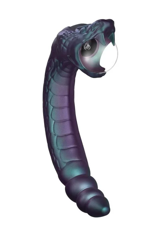 Temptasia Rattle Snake Rechargeable Vibrator – Dark Millenia