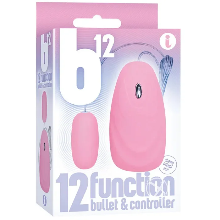 The 9’s B12 Bullet 12 Function Bullet & Remote Pink