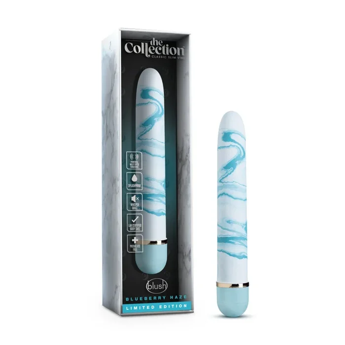 The Collection By Blush® | Blueberry Haze Blue 7-Inch Vibrator