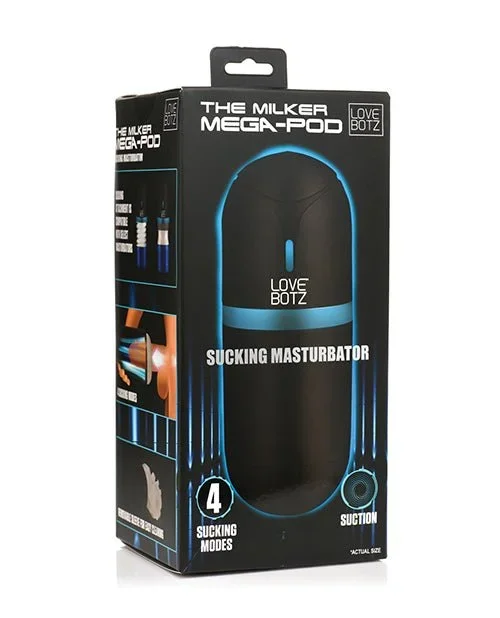 The Milker Mega-Pod Sucking Masturbator – Black/Clear