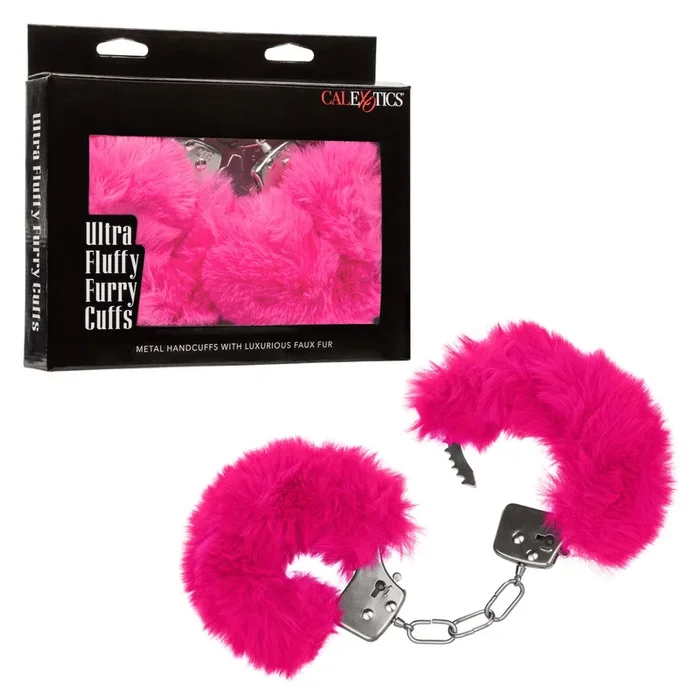 Ultra Fluffy Furry Cuffs – Pink