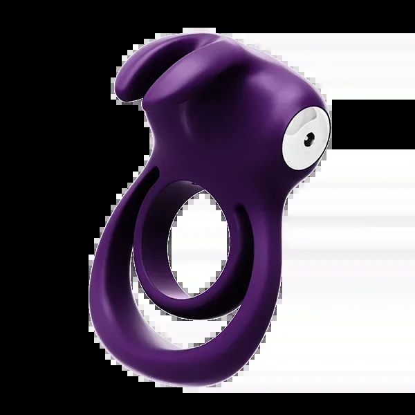 VēDO Thunder Bunny Rechargeable Vibrating C-Ring Purple