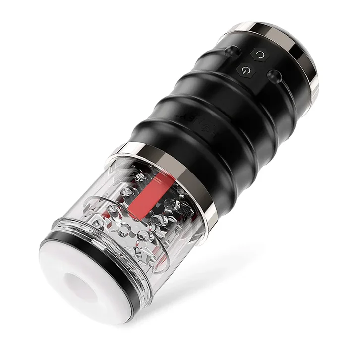 Warrior Auto Thrusting Male Masturbator – Black