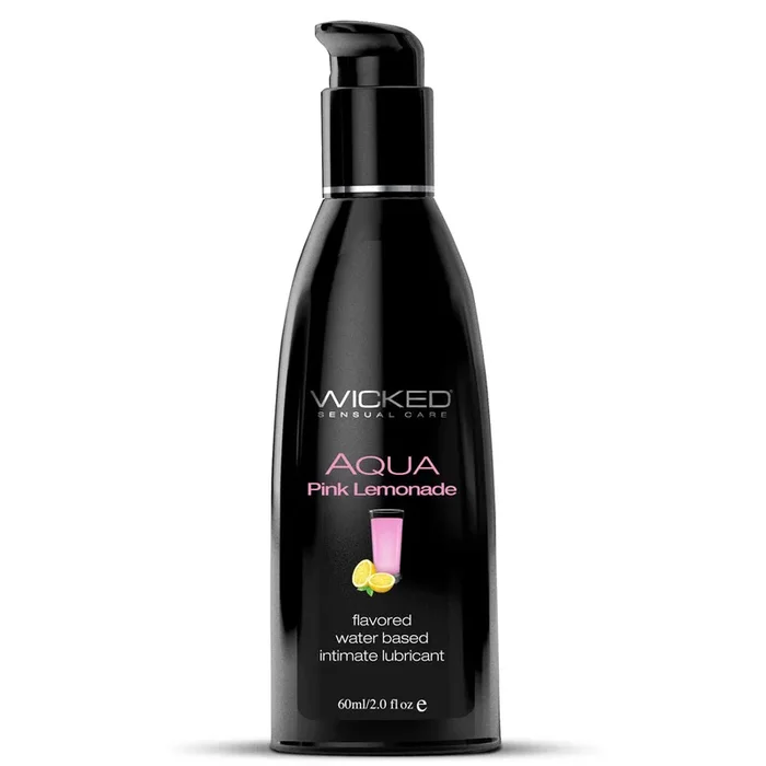 Wicked Aqua Flavoured Water-Based Lubricant – Pink Lemonade