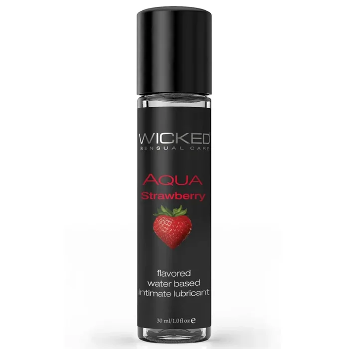 Wicked Aqua Flavoured Water-Based Lubricant – Strawberry