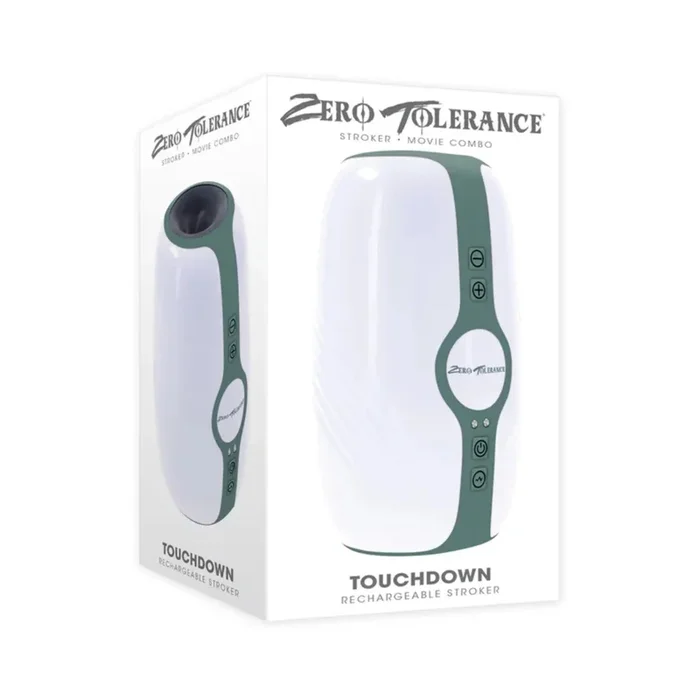 Zero Tolerance Touchdown Rechargeable Silicone Vibrating Tightening Stroker